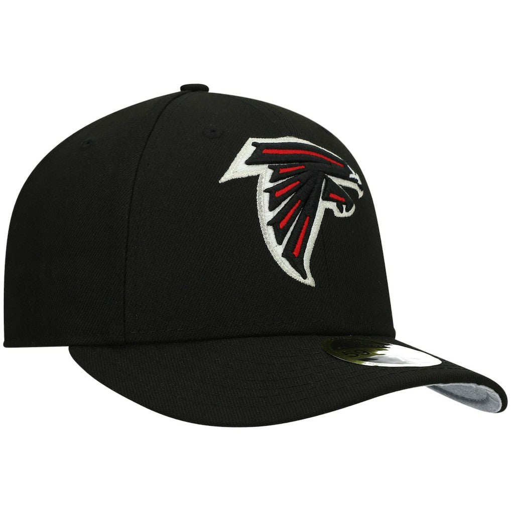 Atlanta Falcons New Era Omaha Low Profile 59FIFTY Fitted Hat - Black Hats