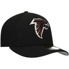 Atlanta Falcons New Era Omaha Low Profile 59FIFTY Fitted Hat - Black Hats