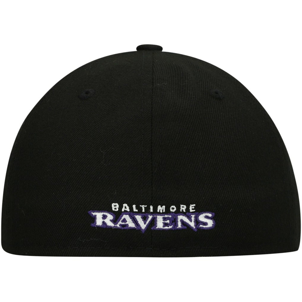 Baltimore Ravens New Era Omaha Low Profile 59FIFTY Fitted Hat - Black Hats