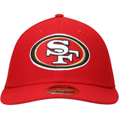 San Francisco 49ers New Era Omaha Low Profile 59FIFTY Fitted Hat - Scarlet Hats