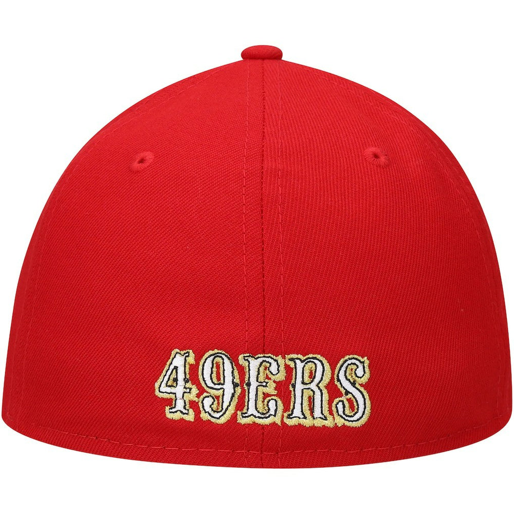 San Francisco 49ers New Era Omaha Low Profile 59FIFTY Fitted Hat - Scarlet Hats