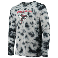 Atlanta Falcons New Era Tie-Dye Long Sleeve T-Shirt - Black T-shirts