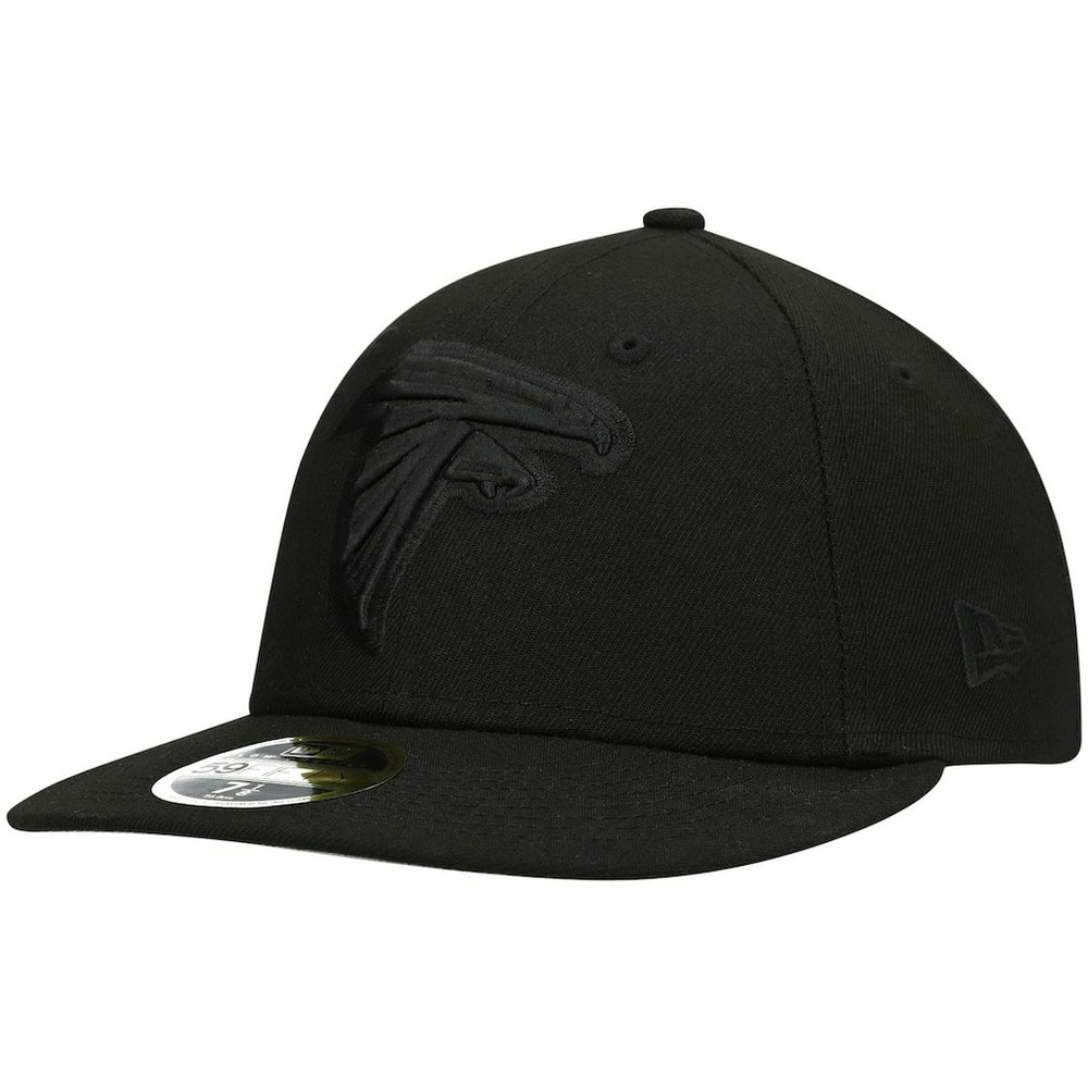 Atlanta Falcons New Era Black on Black Low Profile 59FIFTY II Fitted Hat - Black Hats