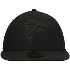 Atlanta Falcons New Era Black on Black Low Profile 59FIFTY II Fitted Hat - Black Hats