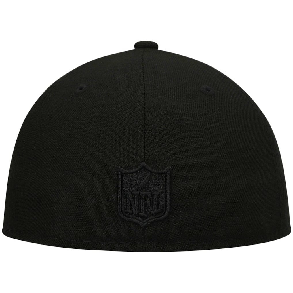 Atlanta Falcons New Era Black on Black Low Profile 59FIFTY II Fitted Hat - Black Hats