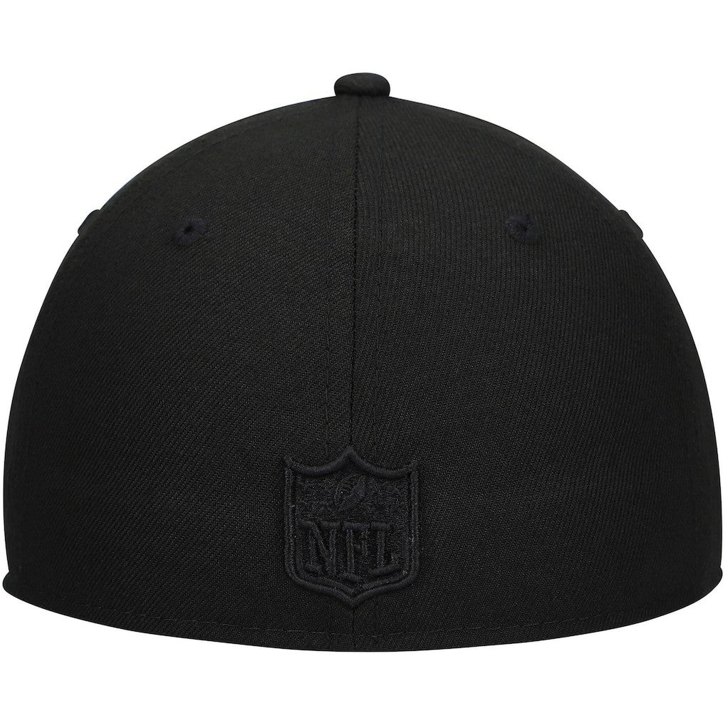 Detroit Lions New Era Black on Black Low Profile 59FIFTY II Fitted Hat - Black Hats
