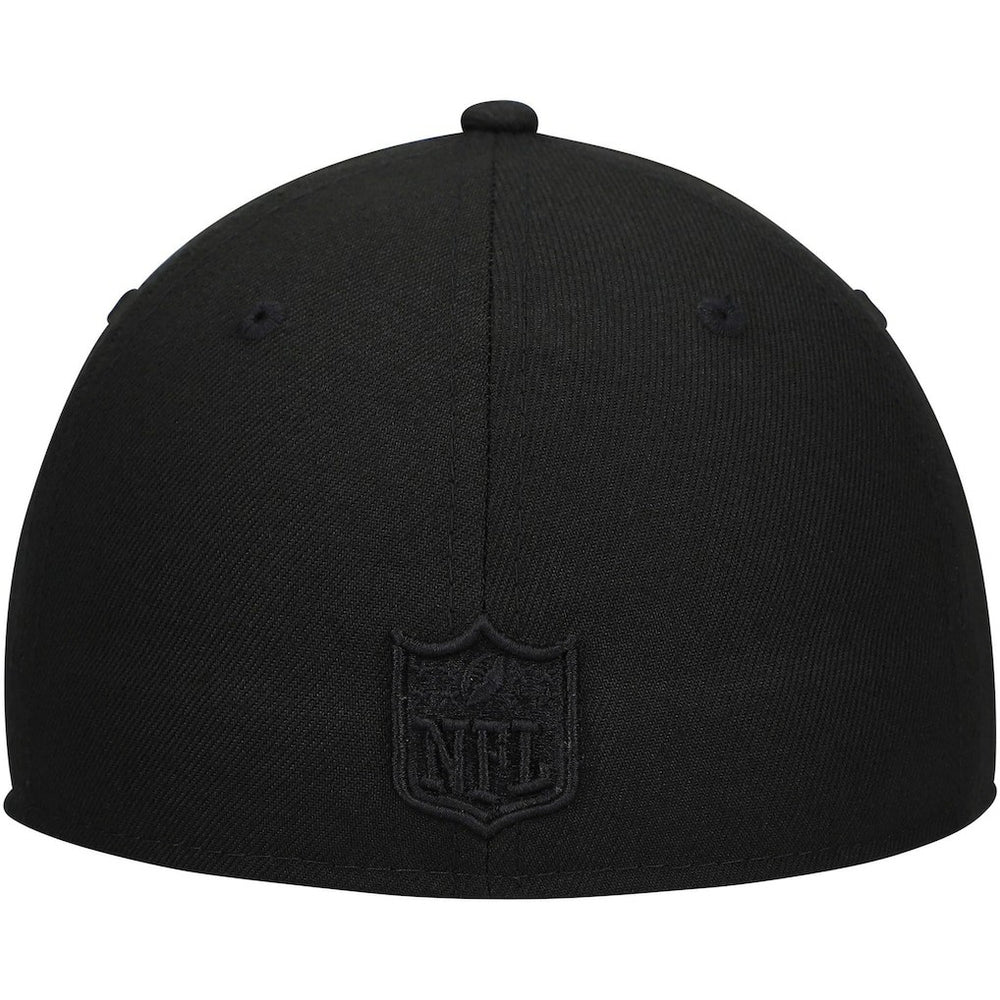 Detroit Lions New Era Black on Black Low Profile 59FIFTY II Fitted Hat - Black Hats