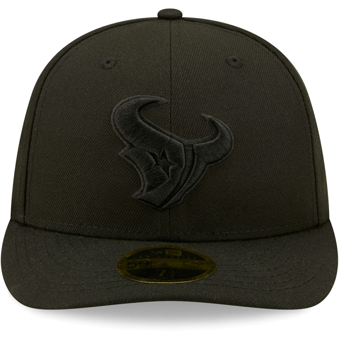 Houston Texans New Era Black on Black Low Profile 59FIFTY II Fitted Hat - Black Hats