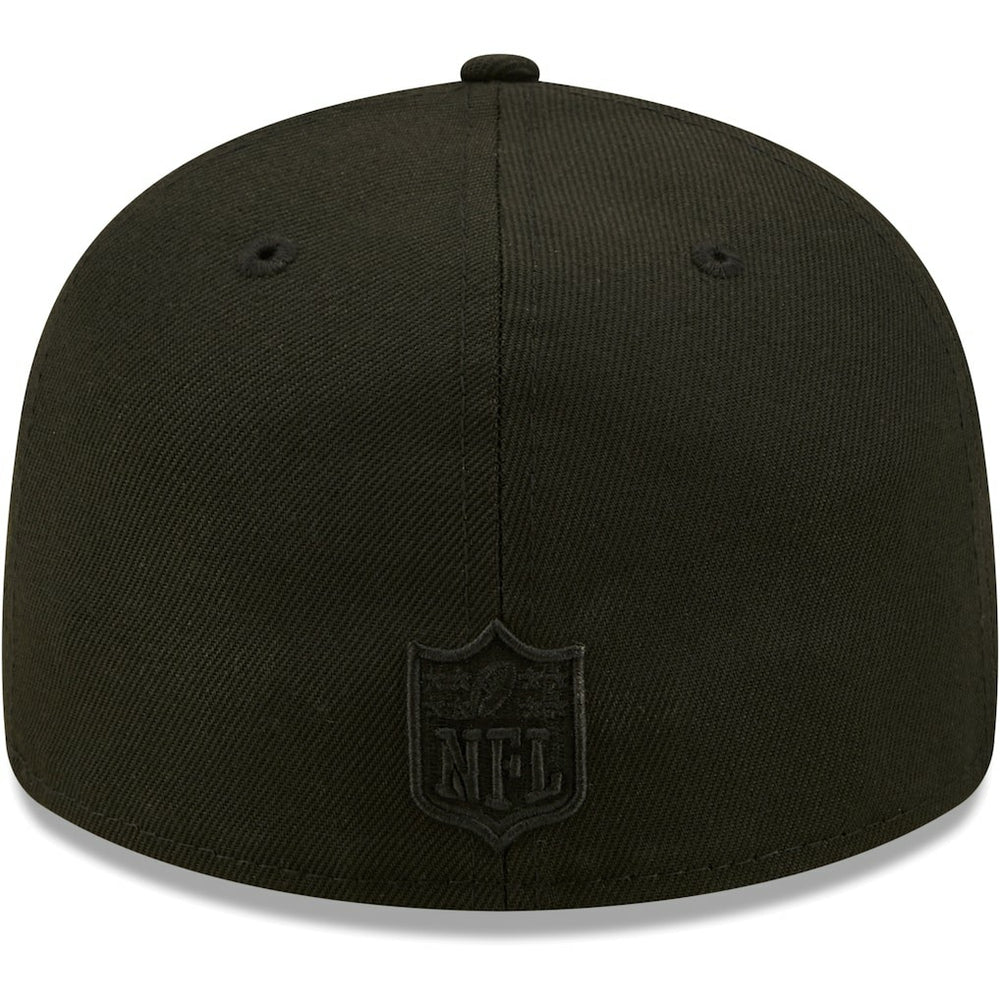 Jacksonville Jaguars New Era Black on Black Low Profile 59FIFTY II Fitted Hat - Black Hats