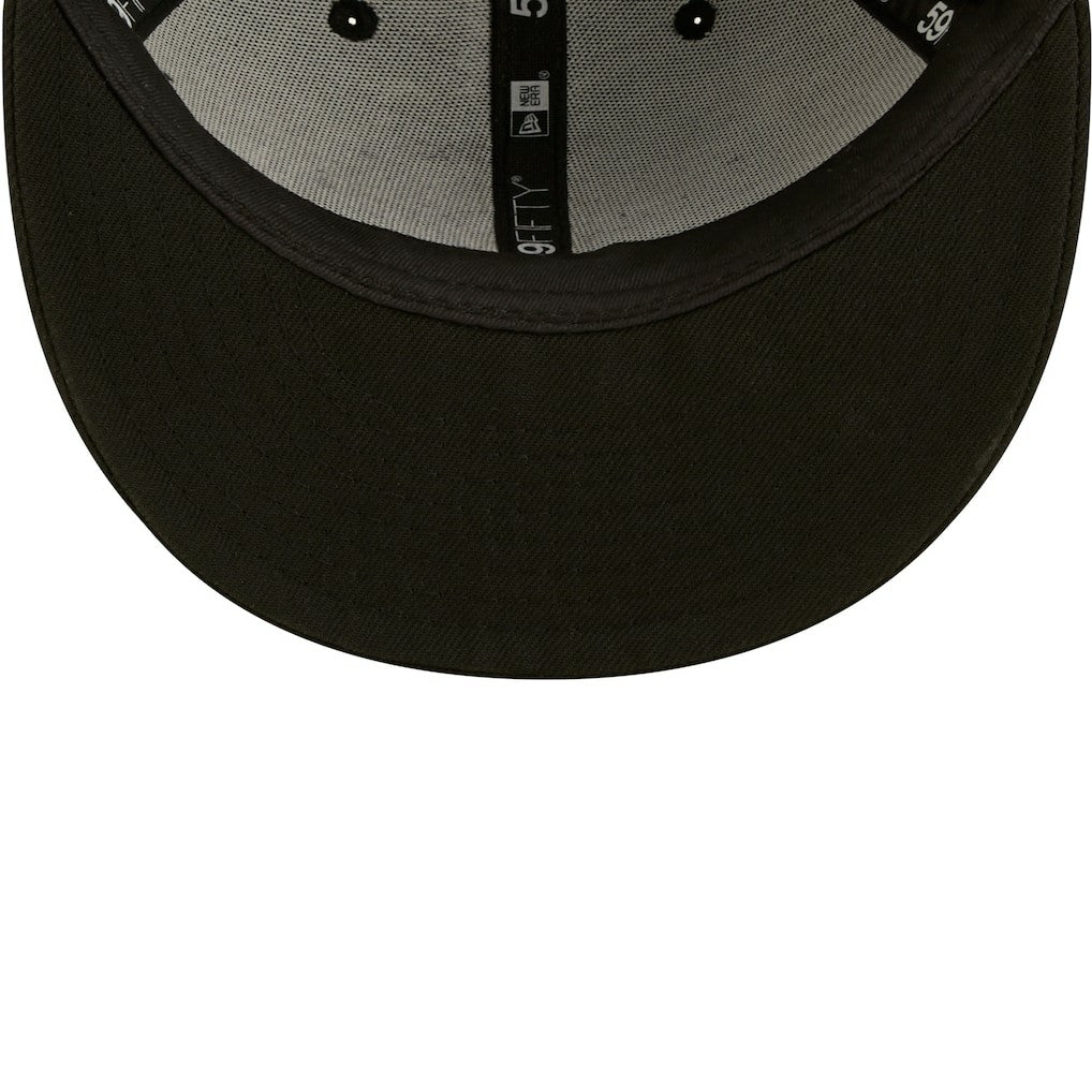 Jacksonville Jaguars New Era Black on Black Low Profile 59FIFTY II Fitted Hat - Black Hats