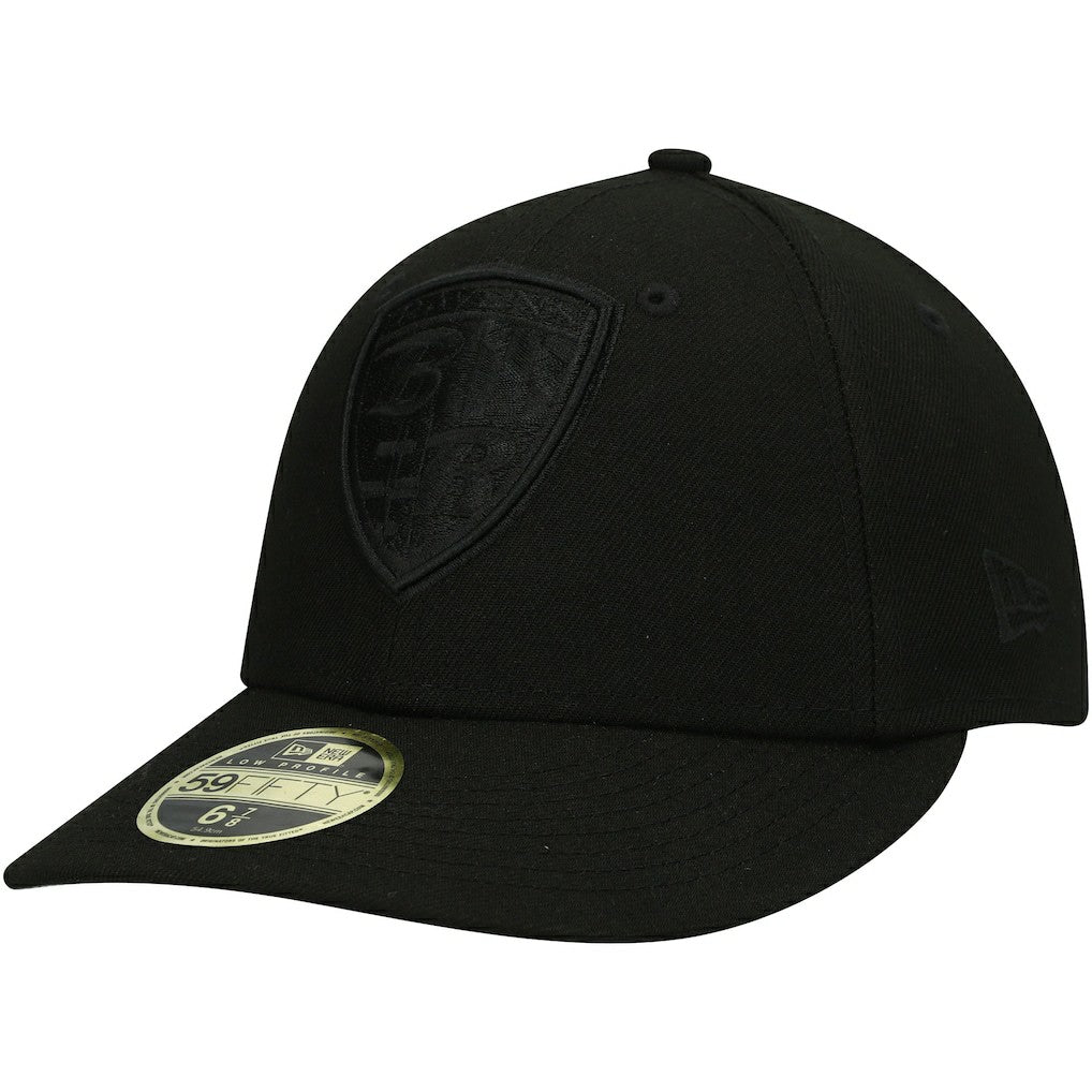 Baltimore Ravens New Era Black on Black Low Profile 59FIFTY II Fitted Hat - Black Hats