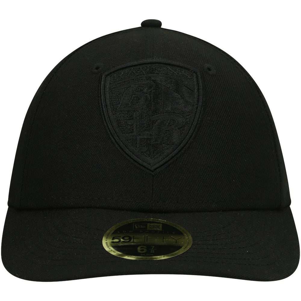 Baltimore Ravens New Era Black on Black Low Profile 59FIFTY II Fitted Hat - Black Hats
