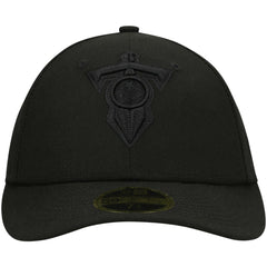 Tennessee Titans New Era Alternate Logo Black on Black Low Profile 59FIFTY II Fitted Hat - Black Hats