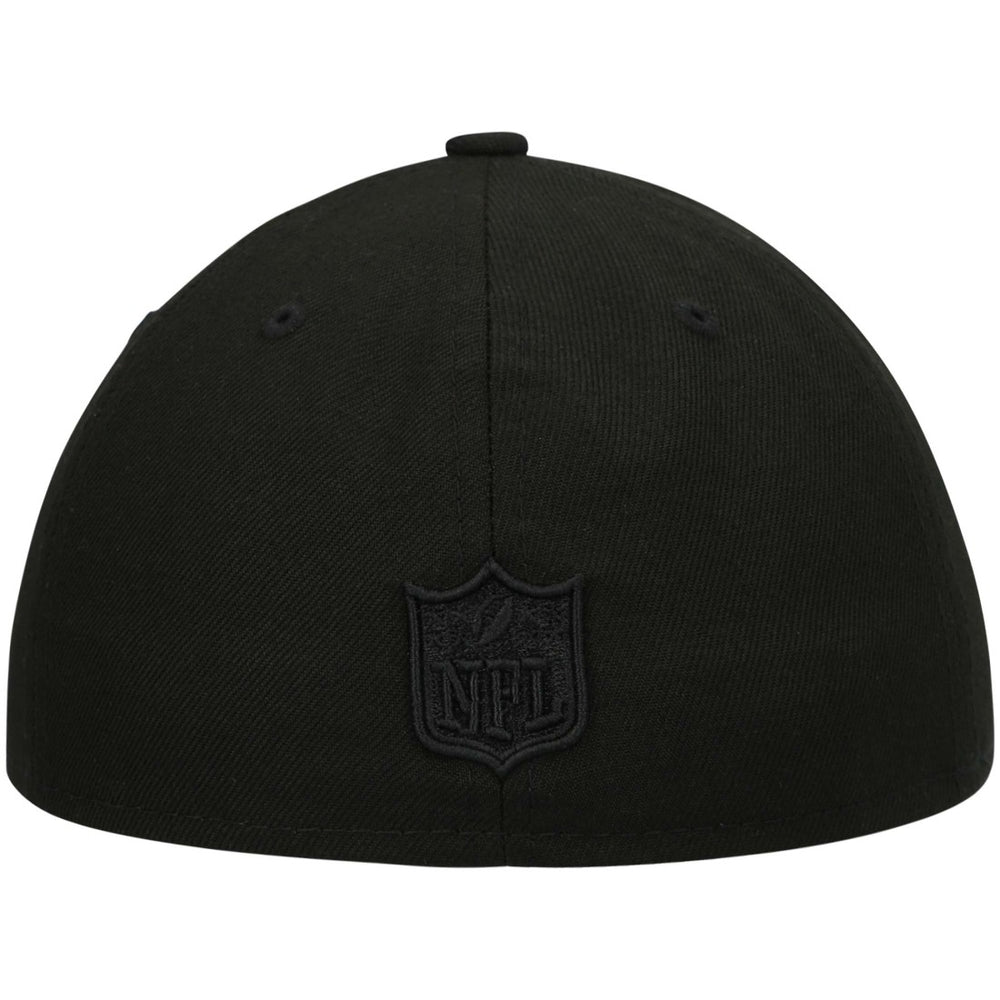 Tennessee Titans New Era Alternate Logo Black on Black Low Profile 59FIFTY II Fitted Hat - Black Hats