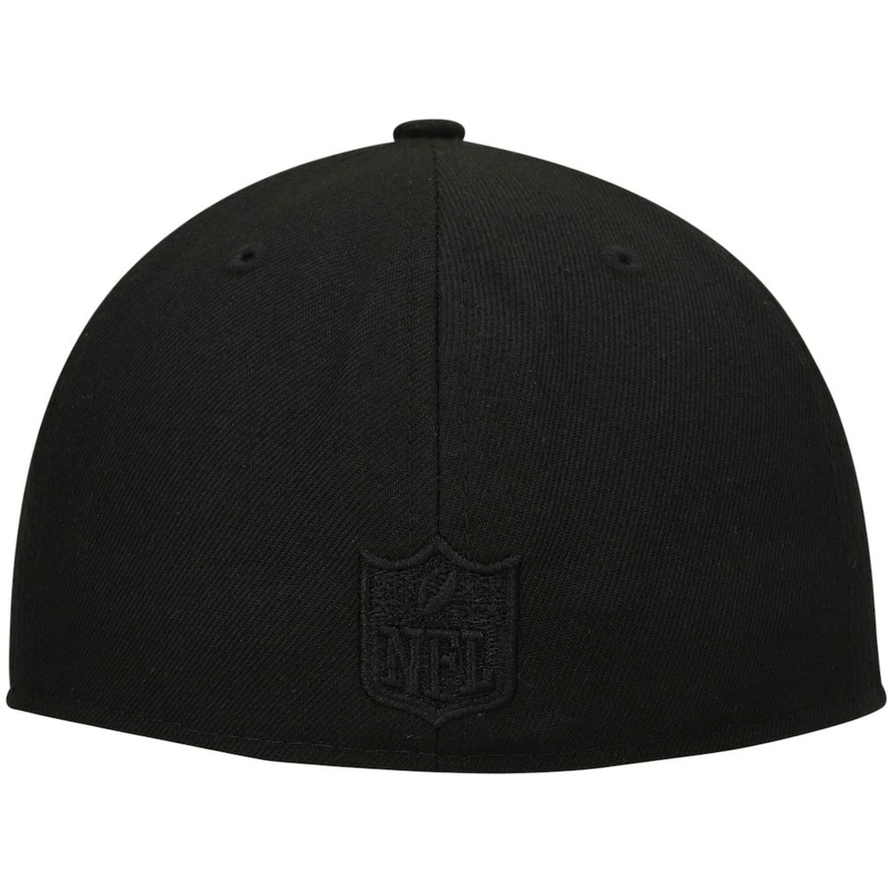 New Orleans Saints New Era Historic Logo Black on Black Low Profile 59FIFTY II Fitted Hat - Black Hats