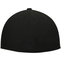 New Orleans Saints New Era Historic Logo Black on Black Low Profile 59FIFTY II Fitted Hat - Black Hats