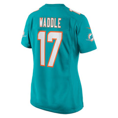 Jaylen Waddle Miami Dolphins Women's Game Player Jersey - Aqua Jerseys