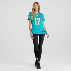Jaylen Waddle Miami Dolphins Women's Game Player Jersey - Aqua Jerseys