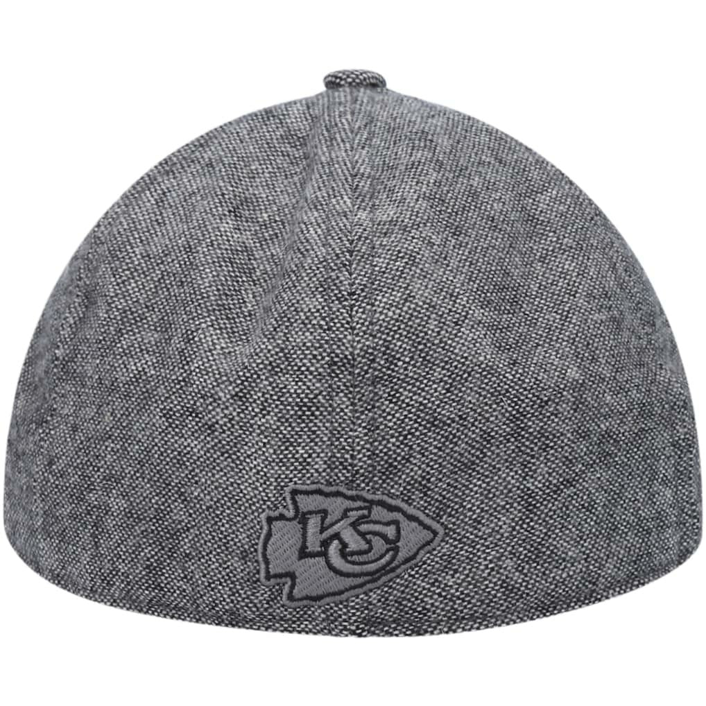 Kansas City Chiefs New Era Peaky Duckbill Fitted Hat - Gray Hats