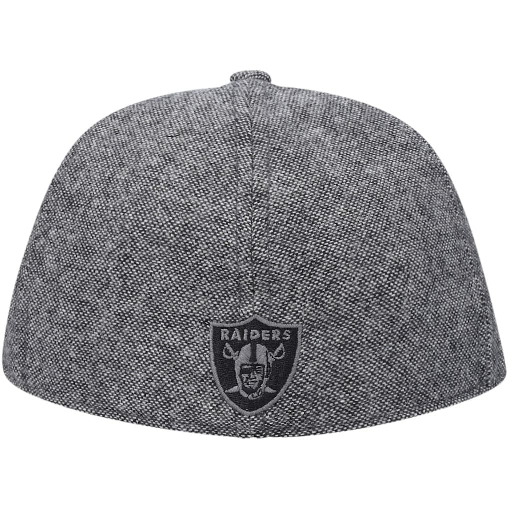 Las Vegas Raiders New Era Peaky Duckbill Fitted Hat - Gray Hats