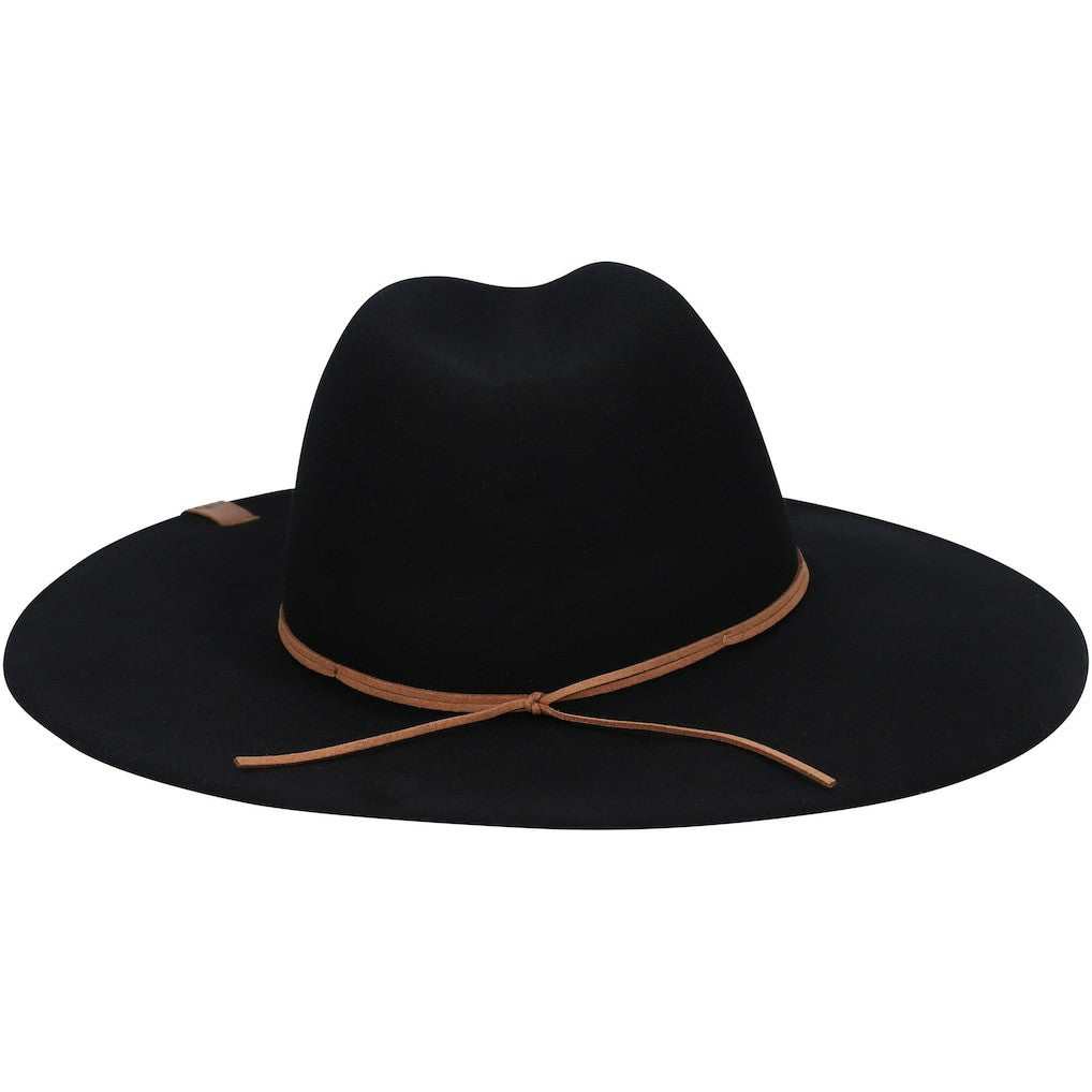 Seattle Seahawks New Era Women's Willow Wide Brim Fedora - Black