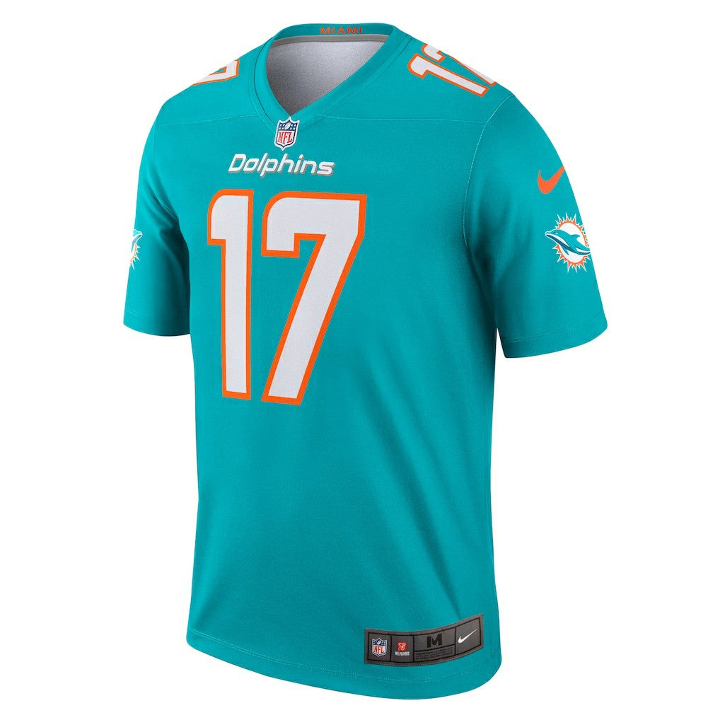 Jaylen Waddle Miami Dolphins Legend Player Performance Top - Aqua Tops