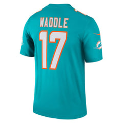 Jaylen Waddle Miami Dolphins Legend Player Performance Top - Aqua Tops