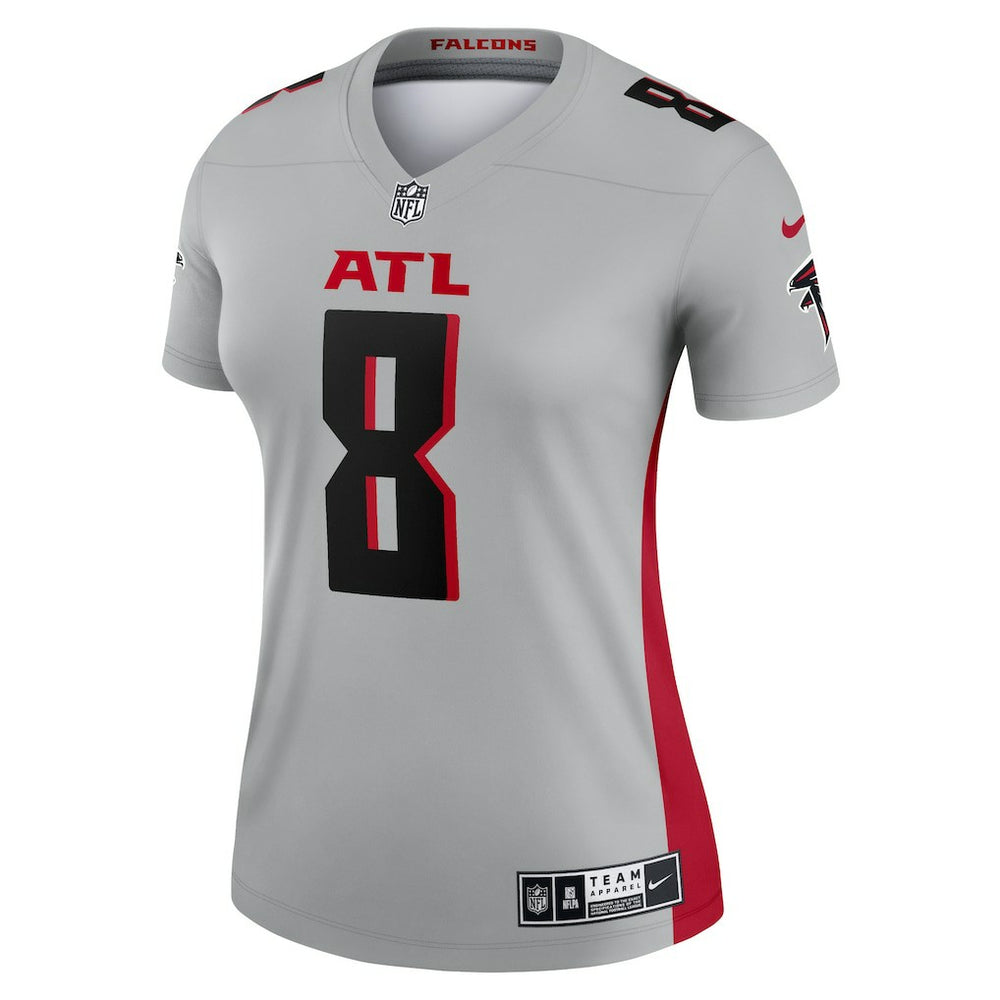 Kyle Pitts Sr. Atlanta Falcons Women's Inverted Legend Player Performance Top - Gray Tops