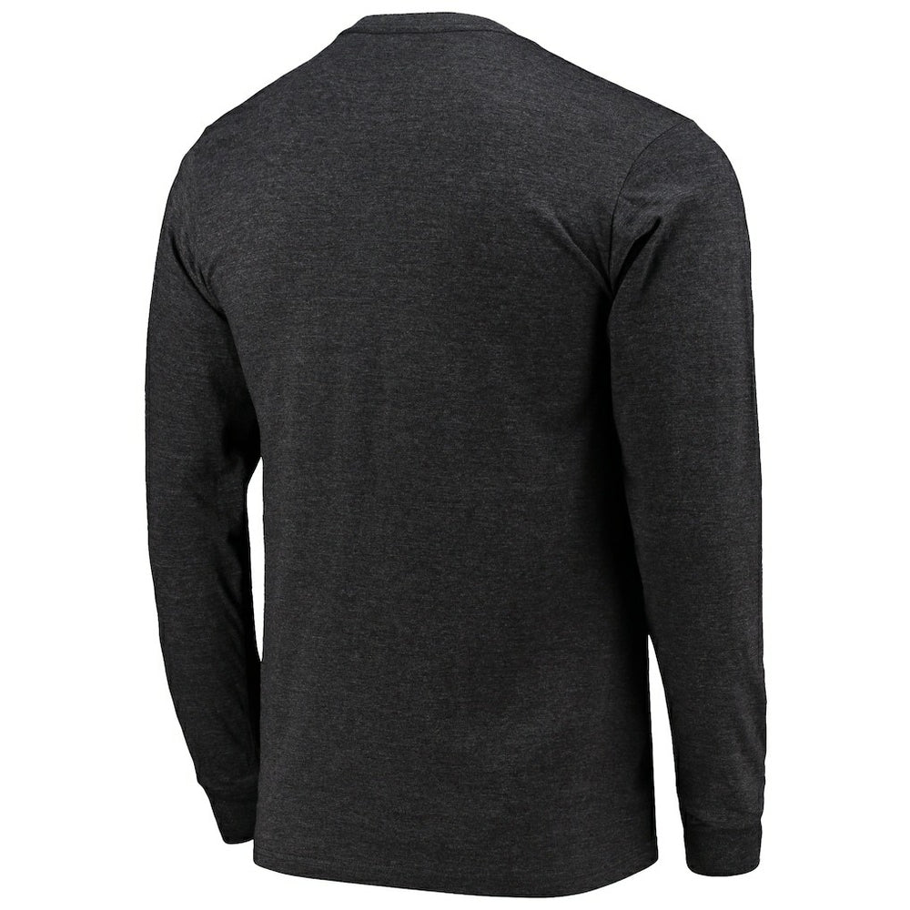 Carolina Panthers Starter Halftime Long Sleeve T-Shirt - Heathered Black T-shirts