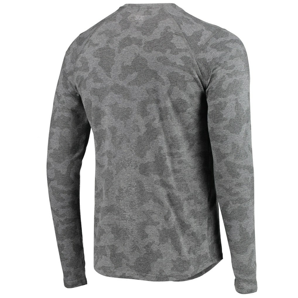 Cleveland Browns MSX by Michael Strahan Camo Performance Long Sleeve T-Shirt - Black T-shirts