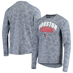 Houston Texans MSX by Michael Strahan Camo Performance Long Sleeve T-Shirt - Navy T-shirts