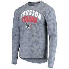 Houston Texans MSX by Michael Strahan Camo Performance Long Sleeve T-Shirt - Navy T-shirts