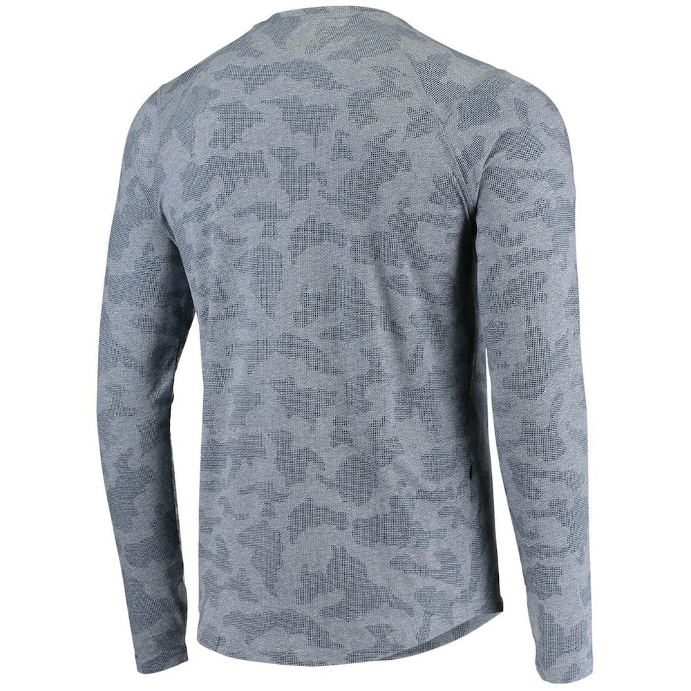 New England Patriots MSX by Michael Strahan Camo Performance Long Sleeve T-Shirt - Navy T-shirts