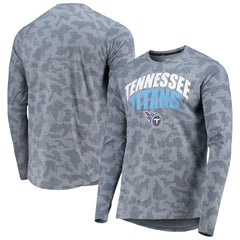 Tennessee Titans MSX by Michael Strahan Camo Long Sleeve T-Shirt - Navy T-shirts