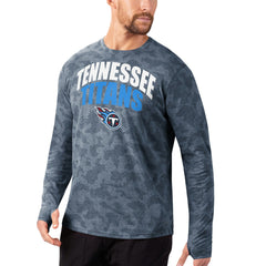 Tennessee Titans MSX by Michael Strahan Camo Long Sleeve T-Shirt - Navy T-shirts
