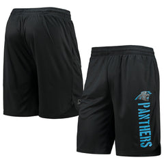 Carolina Panthers MSX by Michael Strahan Training Shorts - Black Shorts