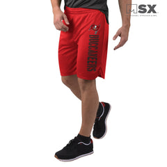 Tampa Bay Buccaneers MSX by Michael Strahan Training Shorts - Red Shorts