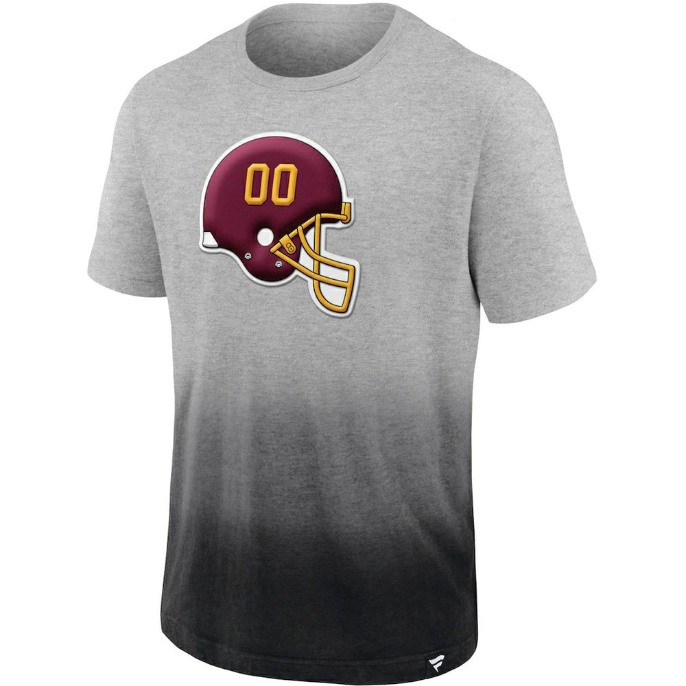 Washington Football Team Team Ombre T-Shirt - Heathered Gray/Black T-shirts