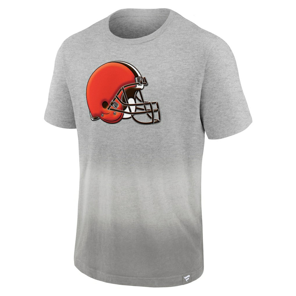 Cleveland Browns Team Ombre T-Shirt - Heathered Gray/Gray T-shirts