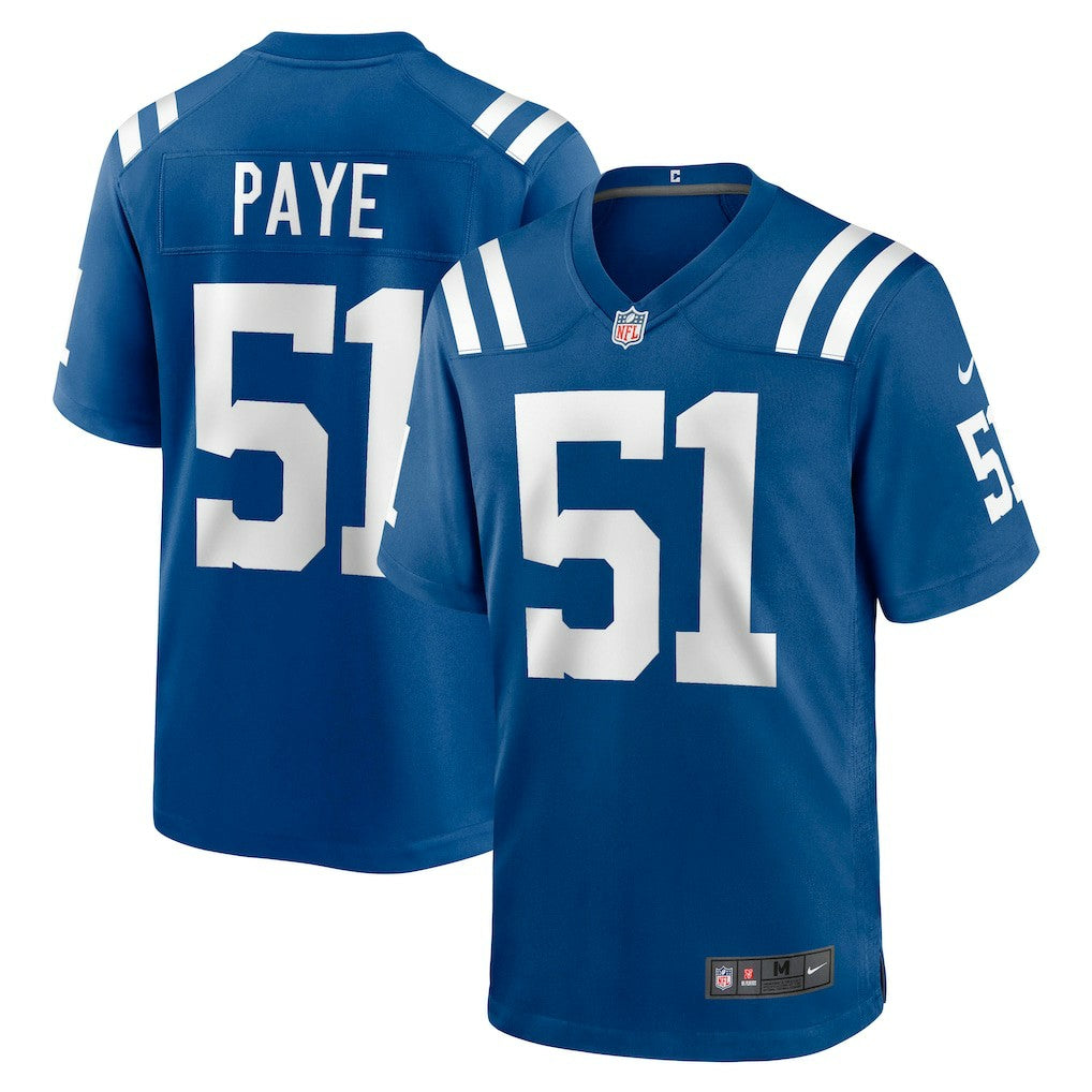 Kwity Paye Indianapolis Colts Game Jersey - Royal Jerseys