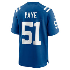 Kwity Paye Indianapolis Colts Game Jersey - Royal Jerseys