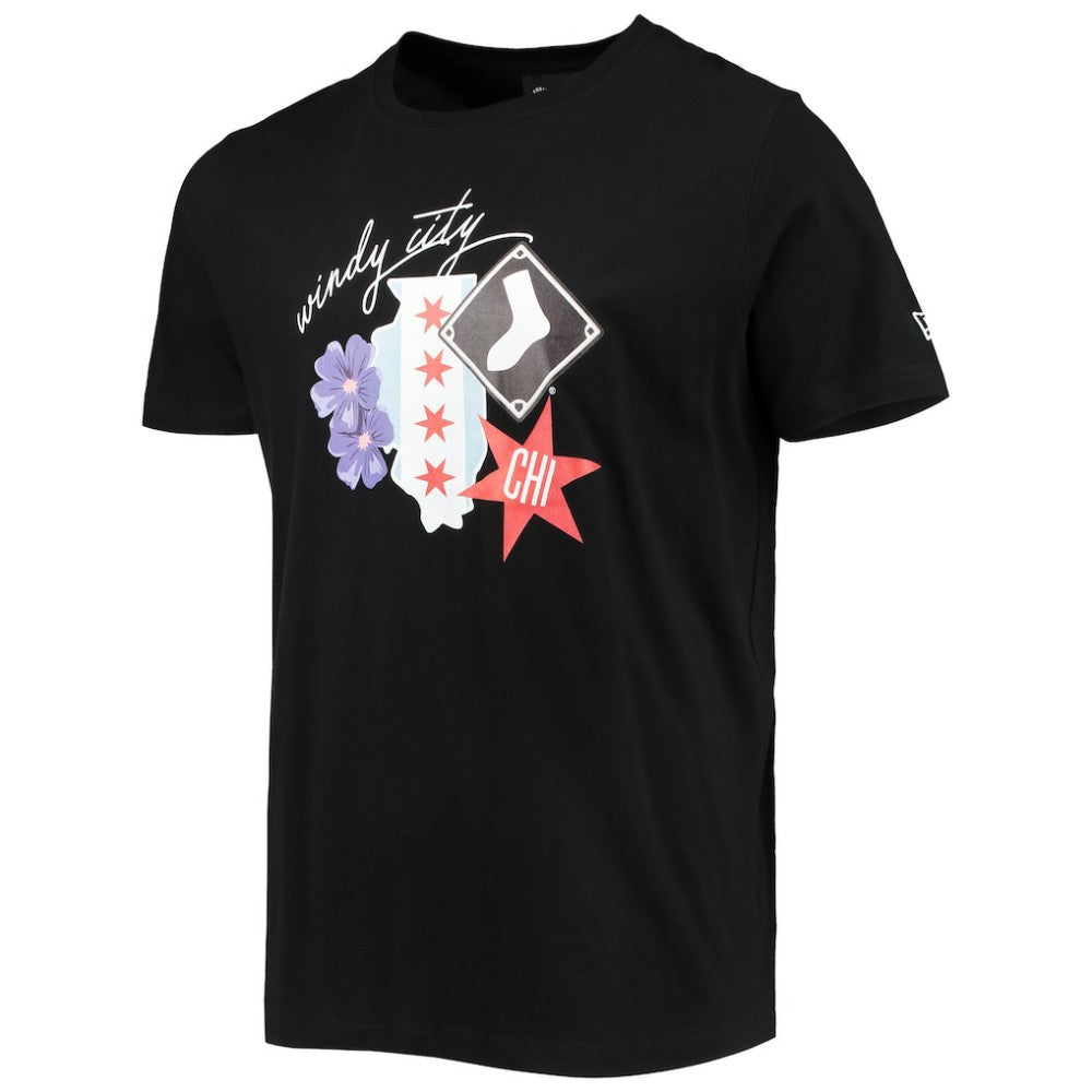 Chicago White Sox New Era City Cluster T-Shirt - Black T-shirts