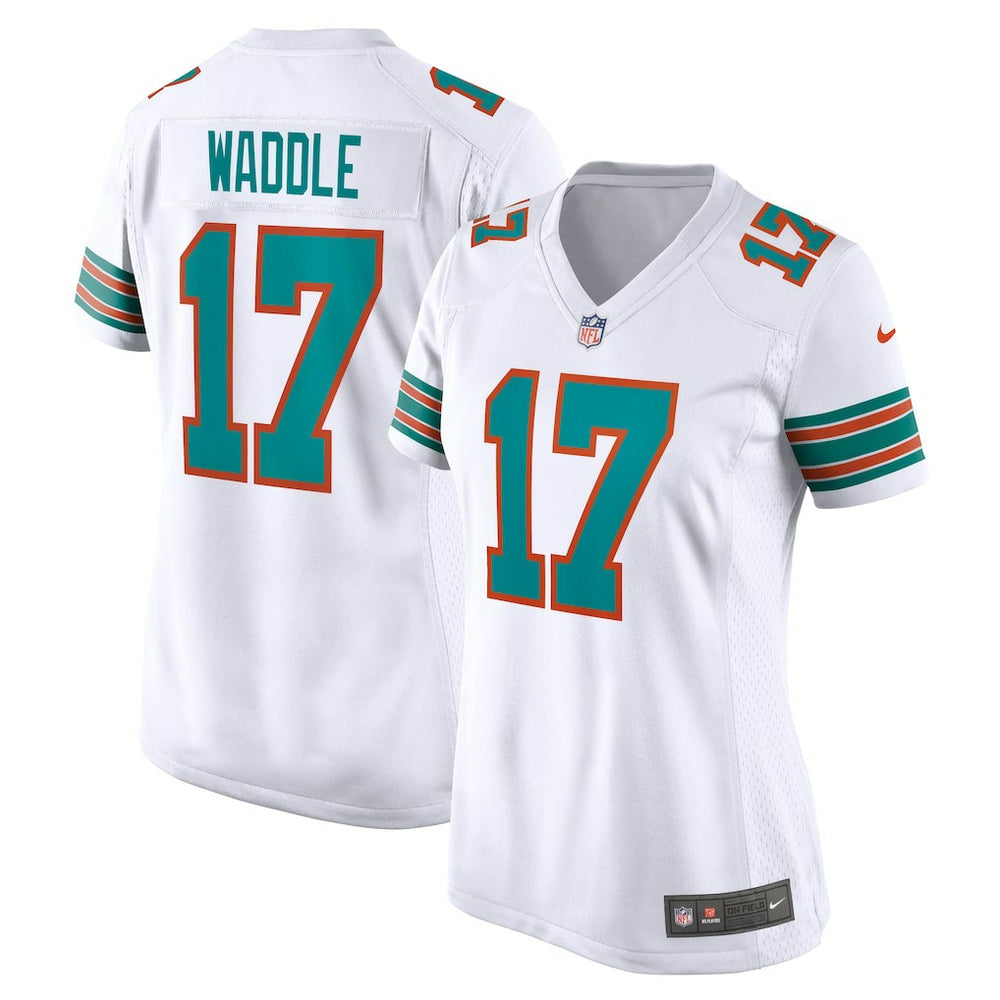 Jaylen Waddle Miami Dolphins Women's Game Jersey - White Jerseys