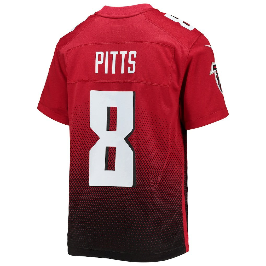 Kyle Pitts Sr. Atlanta Falcons Youth Game Jersey - Red Jerseys