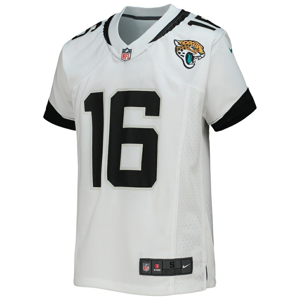 Trevor Lawrence Jacksonville Jaguars Youth Game Jersey - White Jerseys