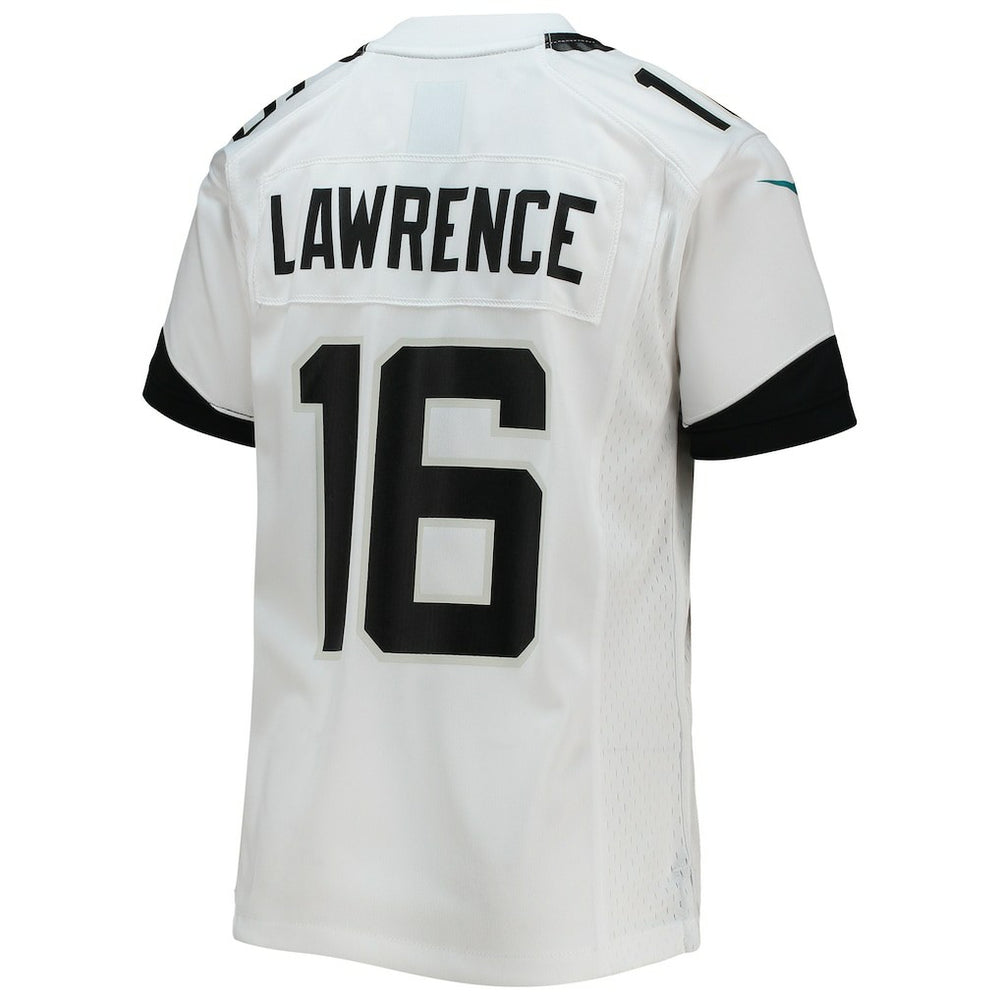 Trevor Lawrence Jacksonville Jaguars Youth Game Jersey - White Jerseys