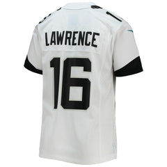 Trevor Lawrence Jacksonville Jaguars Youth Game Jersey - White Jerseys