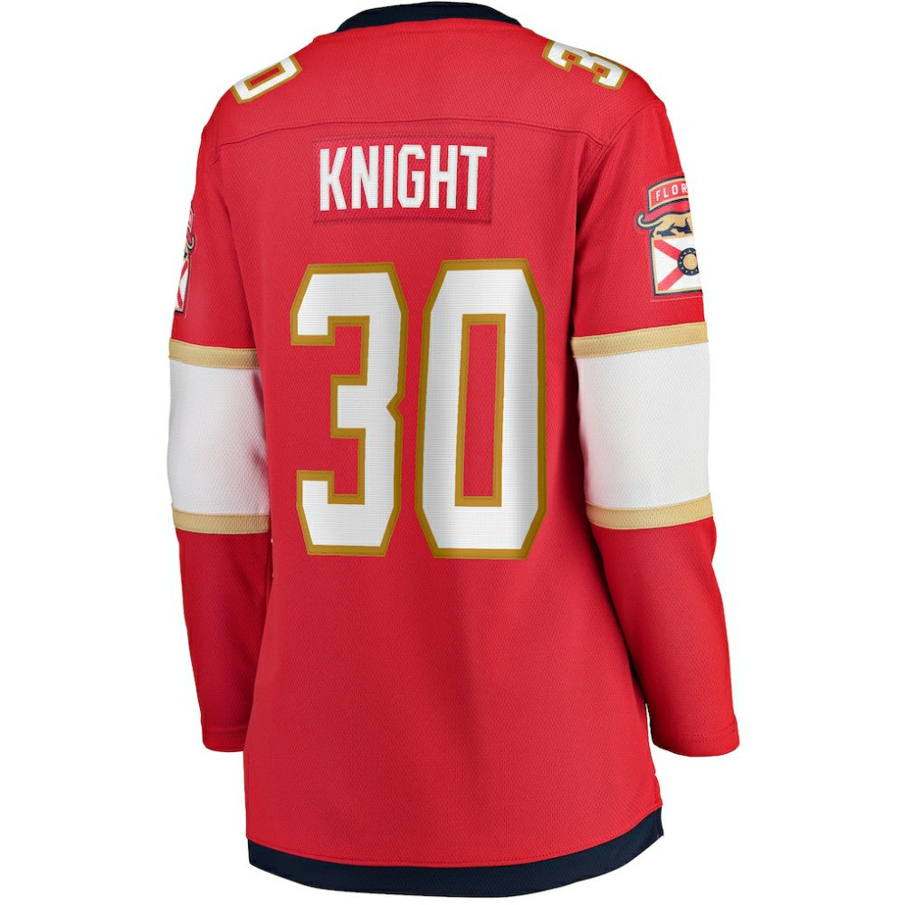 Spencer Knight Florida Panthers Fanatics Women's Home Breakaway Jersey - Red | US 4359488