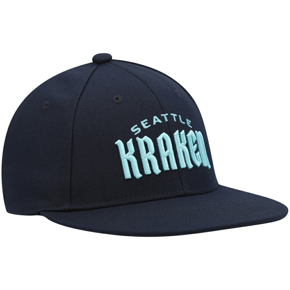Seattle Kraken adidas Team Snapback Hat - Deep Sea Blue | US 4360152