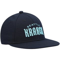 Seattle Kraken adidas Team Snapback Hat - Deep Sea Blue | US 4360152